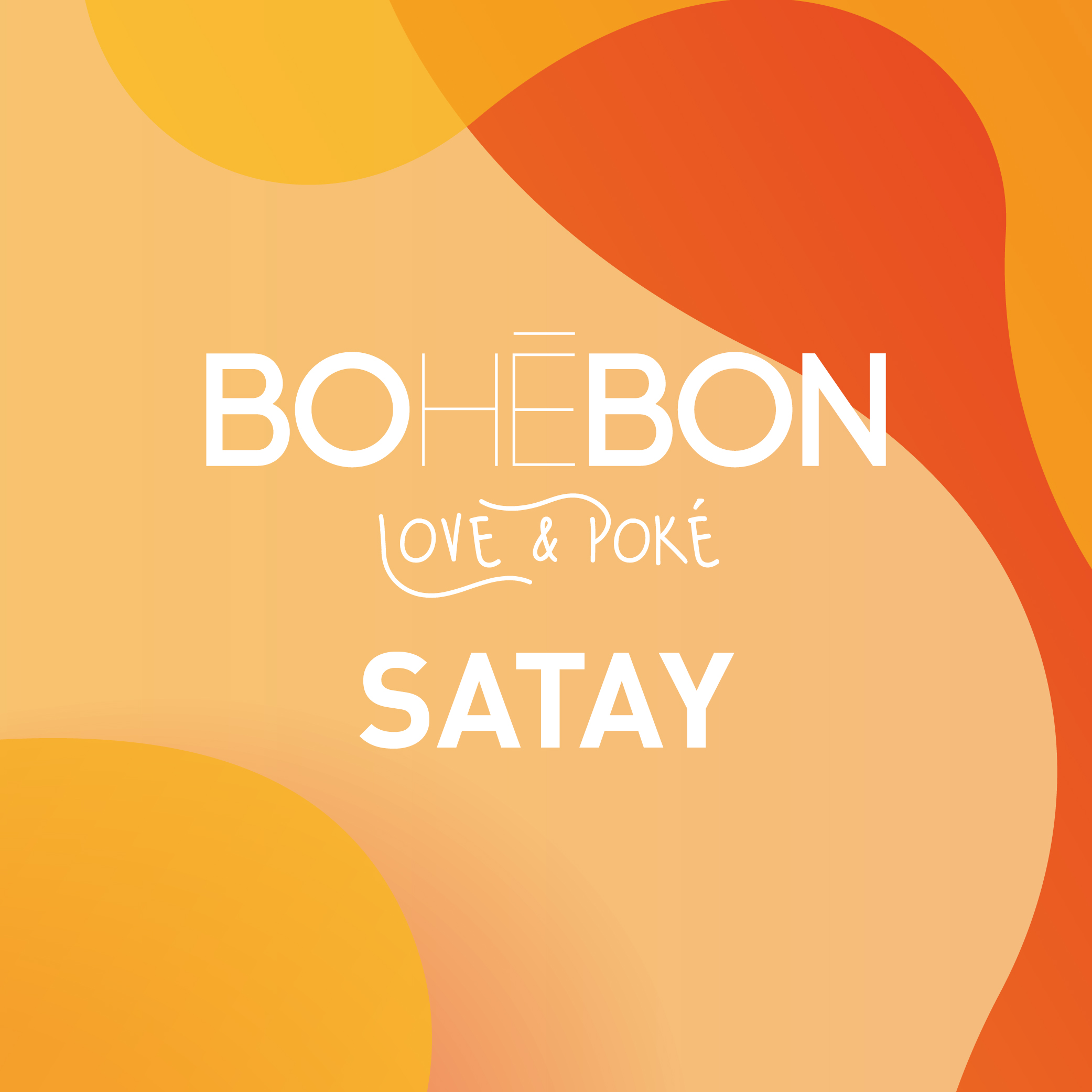 sauce satay bohebon pour poke bowl